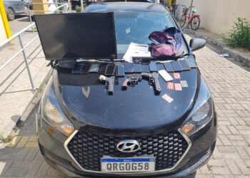 Quatro homens foram presos após assalto em Areia Branca na manhã desta terça-feira