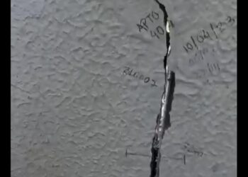 Moradores denunciam condições estruturais de condomínio no bairro Granja dos Cavaleiros, em Macaé
