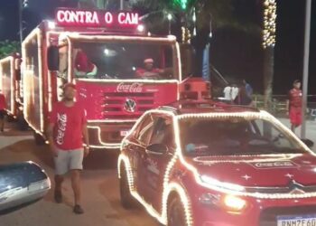 Caravana Iluminada Coca-Cola vai passar por Macaé no dia 08 de dezembro