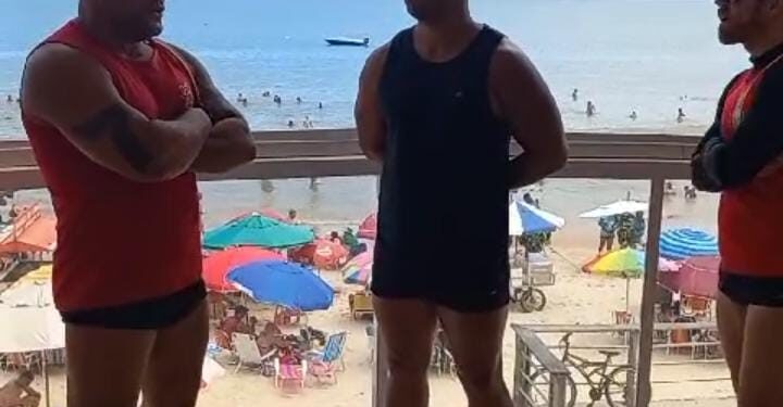 PM de Macaé salva a vida de banhista em praia do Espírito Santo
