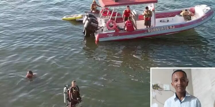 2º dia – Continuam as buscas por jovem que desapareceu na Lagoa de Araruama, em Cabo Frio