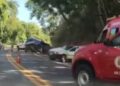 Acidente entre carro e caminhão é registrado na manhã deste sábado em Itaperuna