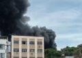 Incêndio atinge Secretaria de Serviços Públicos de São Pedro da Aldeia