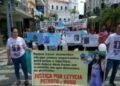Familiares e amigos de Letycia Peixoto realizam manifestação pedindo por justiça