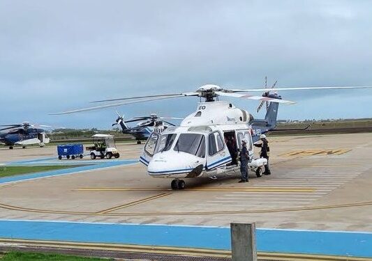 Funcionário do Heliporto de Farol tem coxa esmagada por aeronave