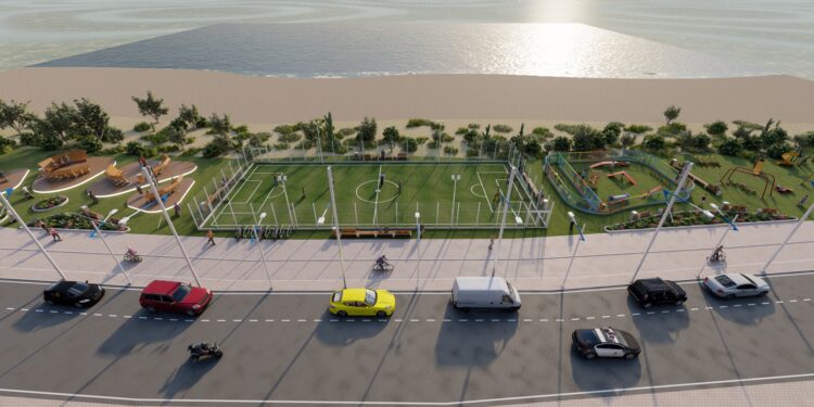 Parque da Praia Campista será revitalizado, em Macaé