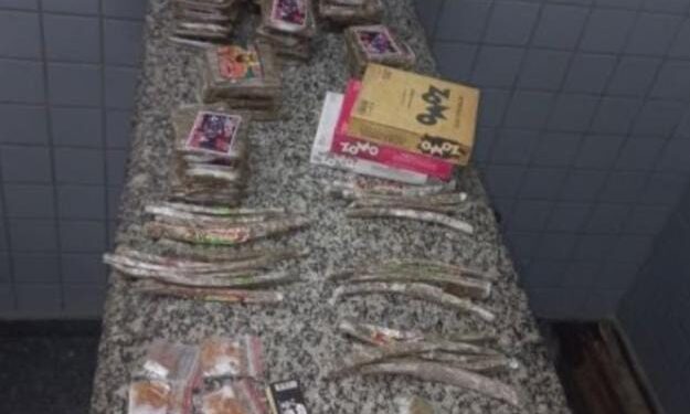 PRF prende passageiro e apreende 2kg de drogas na BR 101, em Campos