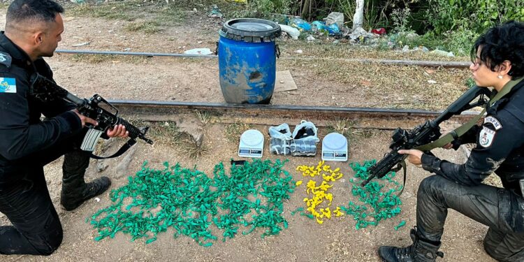 PM desmobiliza acampamento do tráfico e apreende drogas nas Malvinas, em Macaé