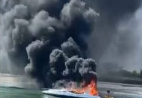 Feridos em explosão de lancha em Cabo Frio são transferidos em estado grave