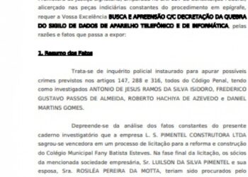 Corrupção e intimidação em licitação de Escola Municipal sob investigação