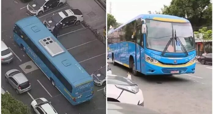 Criminosos sequestram ônibus de Maricá e obrigam motorista a levar veículo à Maré, no Rio