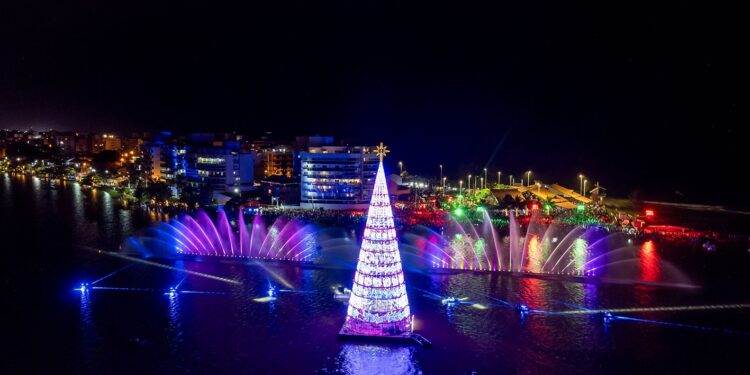 Natal Magia: Vila do Papai Noel e Espetáculo das Águas Dançantes começam dias 3 e 4 de dezembro, em Macaé