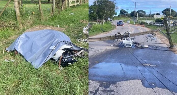 Motociclista morre em grave acidente na Estrada de São Jacinto, em Cabo Frio