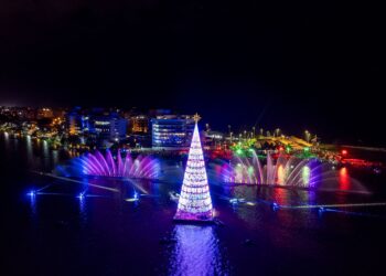 Águas Dançantes do Natal Magia começam dia 8 de dezembro, em Macaé
