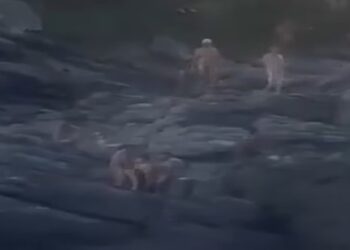 15 homens são flagrados transando em praia