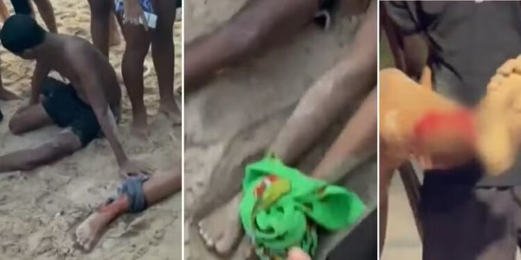 Cardume de peixe-espada ataca e fere 7 banhistas em praia de Rio das Ostras