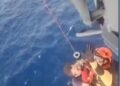 Marinha faz resgate aéreo de tripulante ucraniano com suspeita de infarto em alto-mar