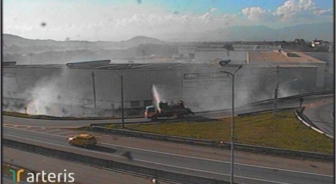 Arteris Fluminense alerta para os riscos de queimadas às margens da rodovia