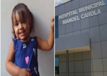 Menina de 2 anos morre após TV cair sobre ela na praia de Guaxindiba