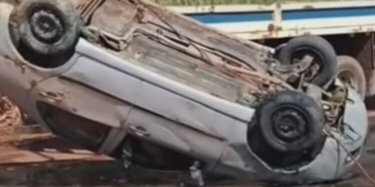 Três homens morrem em grave acidente em Sapucaia, distrito de Campos