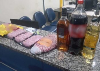 Homem é preso em flagrante após tentar furtar produtos de um supermercado