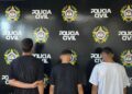 Três presos em operação que desmantela base do tráfico em área residencial