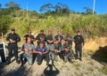 Agentes passam por treinamento para uso de armas não letais