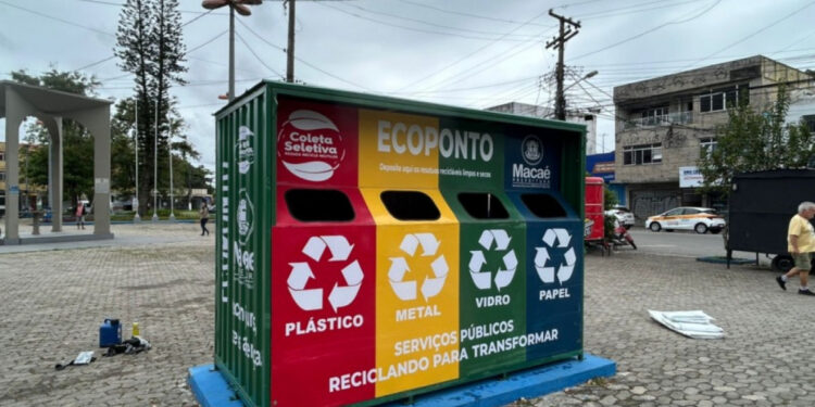 Ecopontos começam a mudar a forma de descarte do lixo