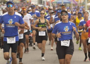 Domingo de esporte, saúde e solidariedade