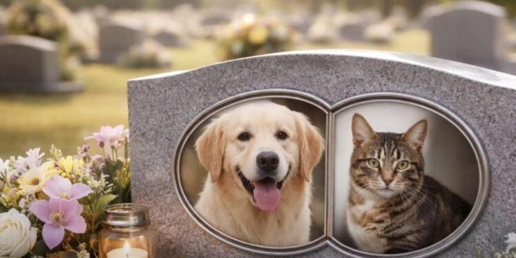 Projeto prevê sepultamento de cães e gatos junto às famílias em cemitérios