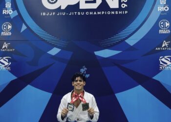 Jovem atleta é o segundo melhor do mundo no jiu-jitsu juvenil