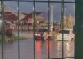 Em menos de uma hora, chuva causa transtornos no trânsito