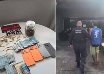 Operação prende dois por tráfico e apreende mais de R$ 35 mil