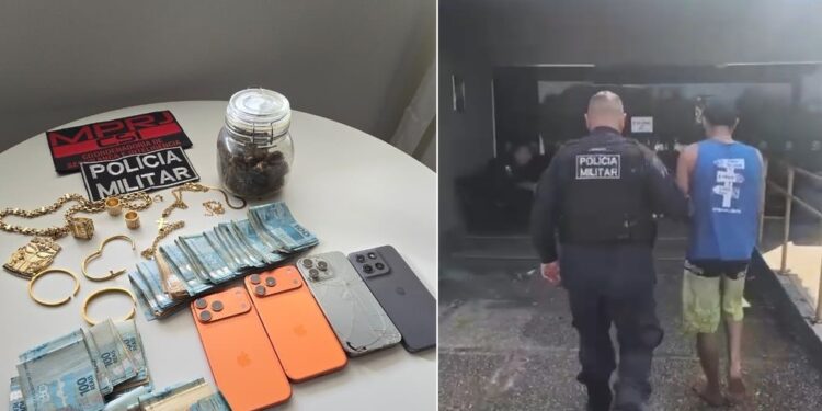 Operação prende dois por tráfico e apreende mais de R$ 35 mil