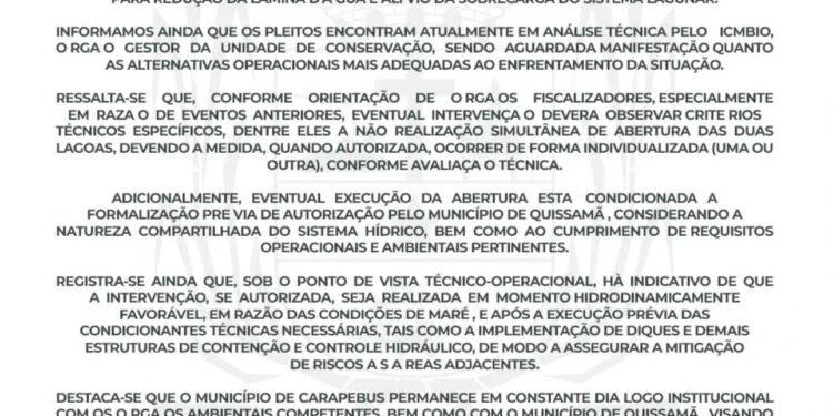 Água invade Balneário em Carapebus e causa alagamentos
