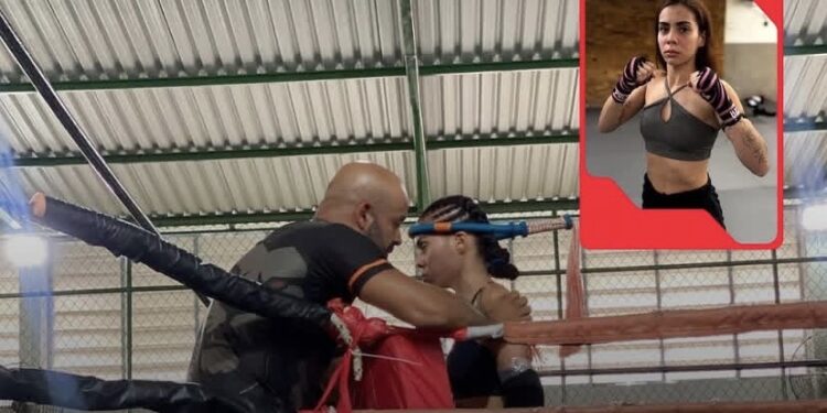 Macaé no ringue: July Gomides luta no Campos Fight