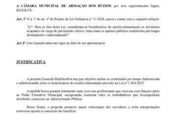 Prefeitura de Búzios quer excluir contratados de auxílio – alimentação