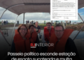 Passeio político esconde estação de esgoto sucateada e multa milionária em Quissamã