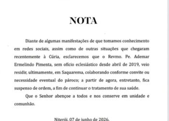 Padre é afastado em Saquarema após denúncias envolvendo crianças e jovens