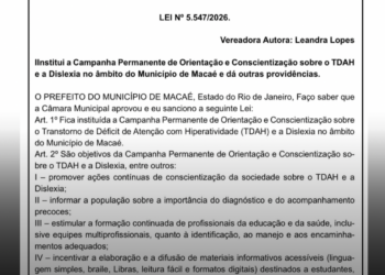 Cidade transforma conscientização sobre TDAH e dislexia em política permanente