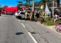 Acidente na Serramar termina com uma morte e sete feridos