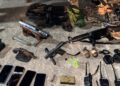Cerco do 32º BPM termina com sete detidos, armas de guerra e granadas em Conceição de Macabu