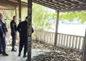 Guarda Municipal e PM ocupam antigo Hotel de Imbetiba em operação com a Procuradoria de Macaé