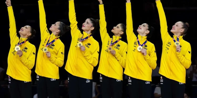 Brasil faz história e conquista dois ouros inéditos no Mundial de Ginástica Rítmica