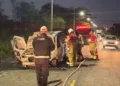 Homem sofre queimaduras em 63% do corpo após explosão de carro que transportava cilindros de GNV