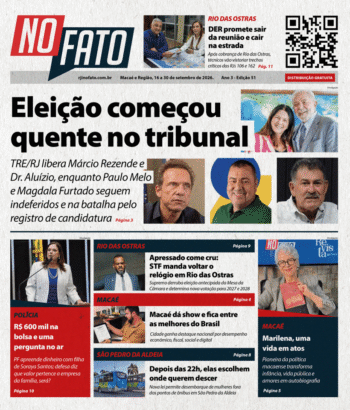 Capa da Edição 51 de setembro de 2026 do jornal NO FATO do portal RJ Interior (RJI).