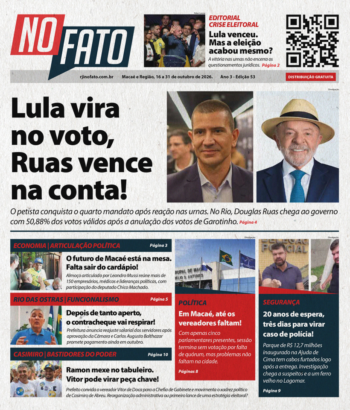 Capa da Edição 53 de outubro de 2026 do jornal NO FATO do portal RJ Interior (RJI).