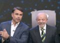 Lula e Flávio Bolsonaro se enfrentam hoje no último debate antes do segundo turno